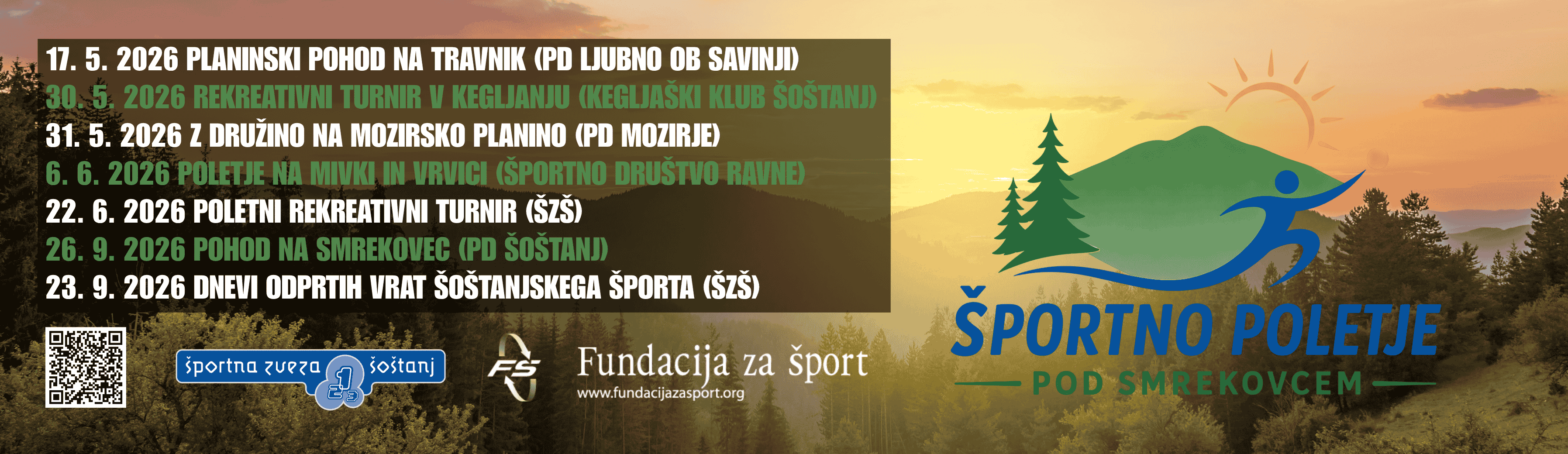 Športno poletje pod Smrekovcem